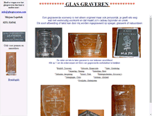 Tablet Screenshot of glasgraveren.com